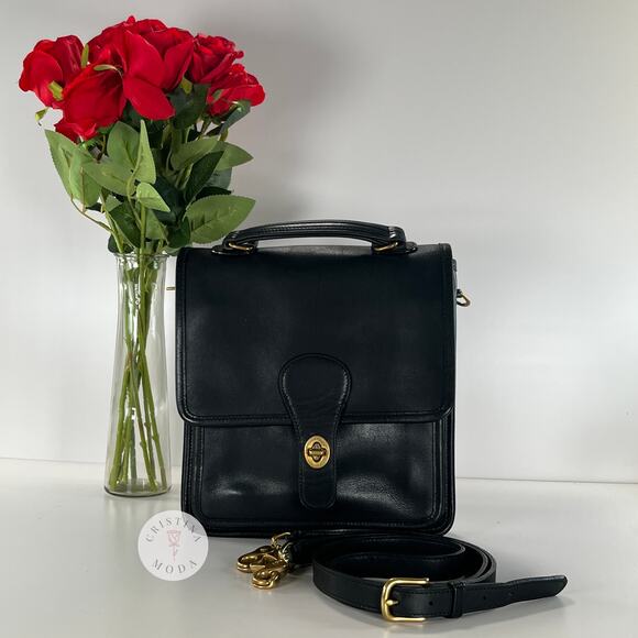 Vintage Coach Station Bag 5130 Black 2001 - Picture 1 of 10